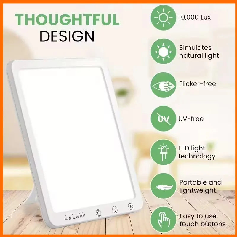 lampe led lumière naturelle blanc moderne températures minuteries luminosités pliable