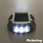 lampe solaire argentaire ip68 batterie panneau solaire led moderneextérieur autonomesansfil