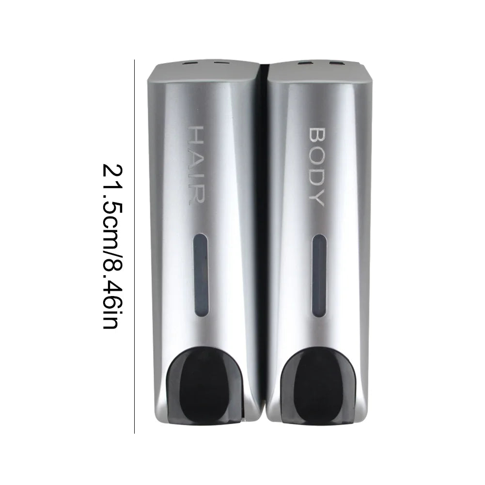 distributeur savon liquide blanc transparent moderne minimaliste salle bains cuisine