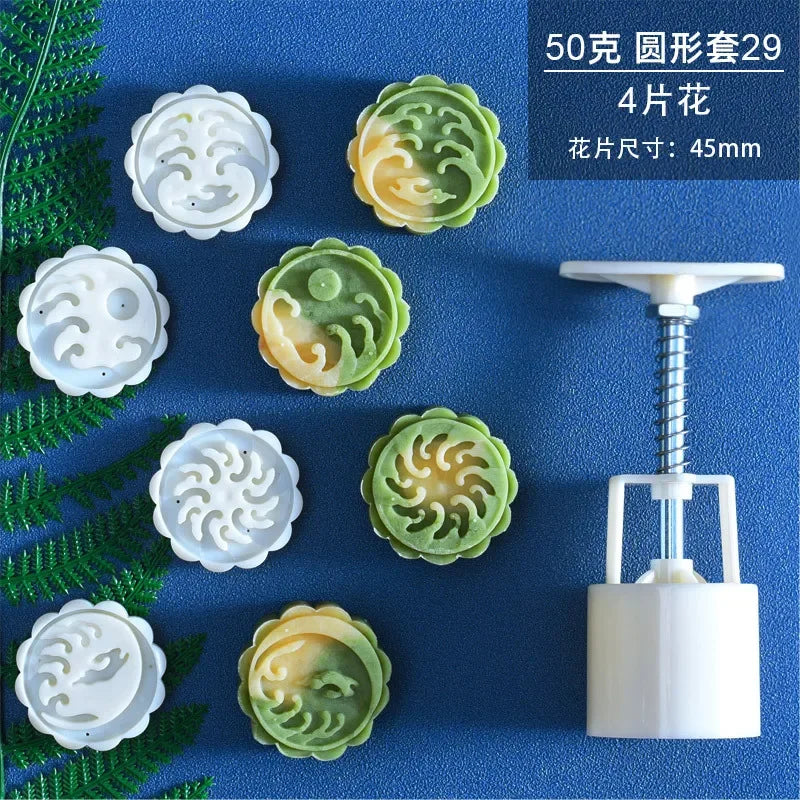 moule biscuits blanc moderne motifs floraux pièces respectueux environnement opaques