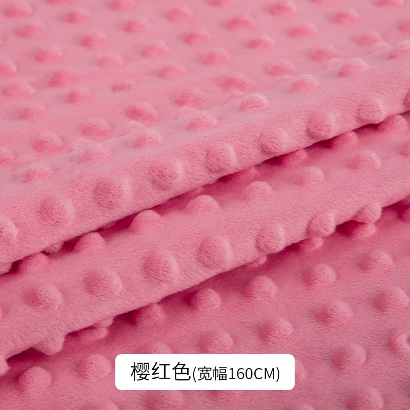couverture bébé protection uv tissu velours couleur rose jaune moderne douce texture bosses respectueux