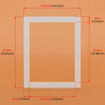 cadres photo carton texturé moderne noir blanc 20x16 16x12 a3 a4 lot 12