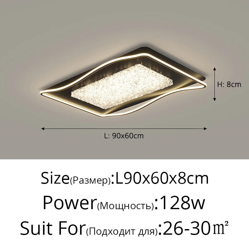 plafonnier moderne blanc doré cristaux effet glace craquelée éclairage led facile haute qualité
