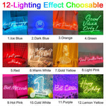 néon lumineux henna night jaune clair moderne élégant commutateur câble usb