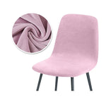 chaise moderne velours uni bleu marine marron violet orange rose pâle