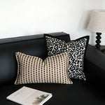 housse coussin moderne léopard géométrique 100 polyester adhésif 30x50cm 45x45cm décoration canapé voiture
