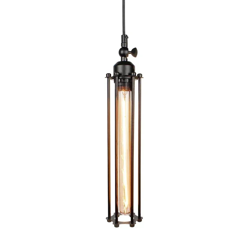 lampe suspendue industrielle vintage noire dorée verre opalin