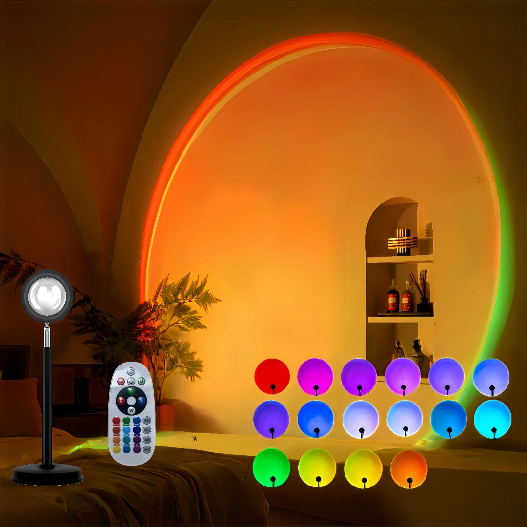 lampe table led noir télécommande batteries aaa changeantes modernes translucentes selfies