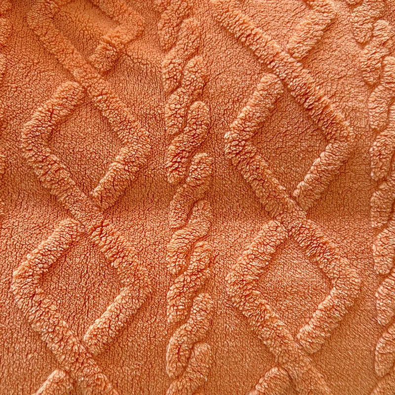 Vue rapprochée de la texture matelassée