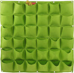 sac plantes muraux 18 poches feutre non tissé vert pratique moderne anneaux métalliquesextérieur