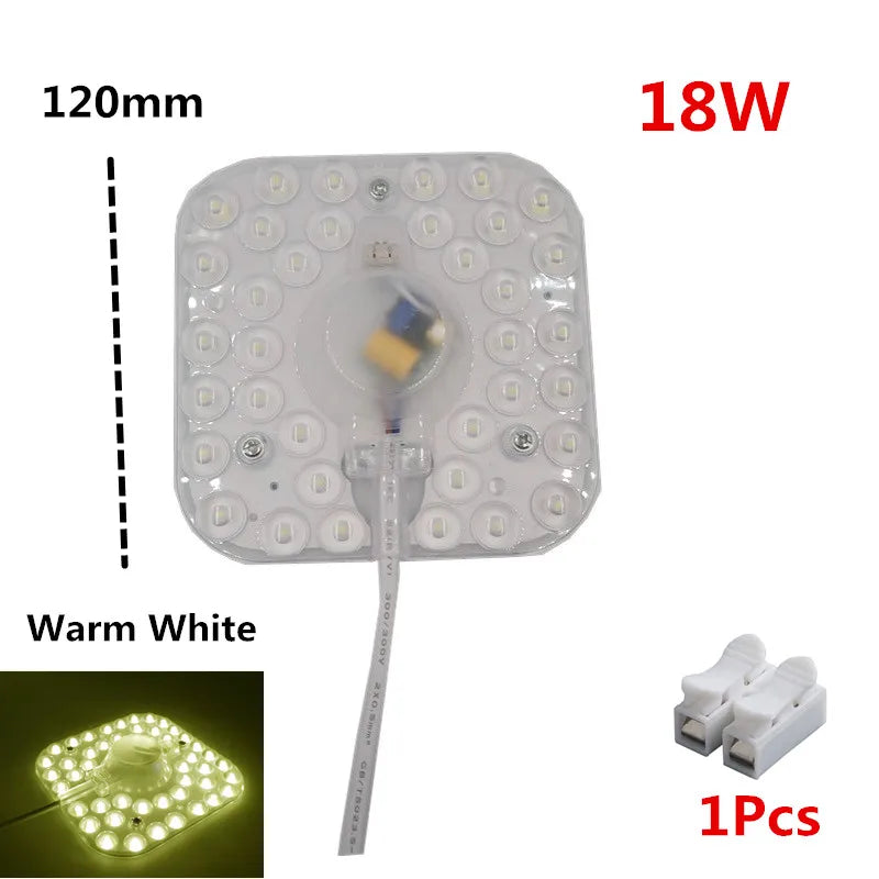Module LED blanc 12W 18W 24W 36W naturel chaleureux moderne câble