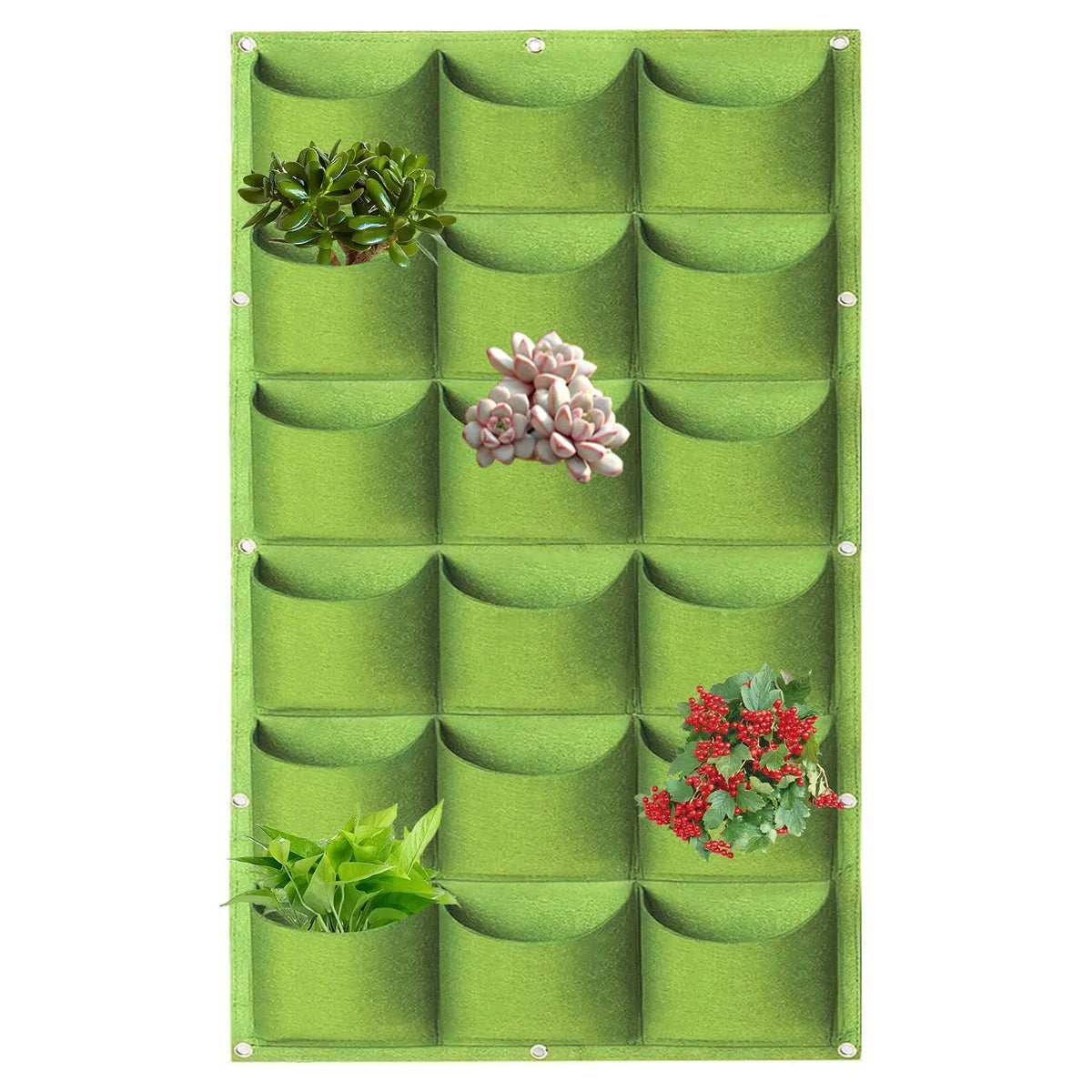 sacs culture plantes mur vert moderne 50x100cm 49 poches