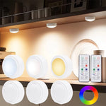 lampe led rechargeable sans fil unités adhésif blanc moderne 16 couleurs changeantes