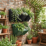 support mural plantes vert noir blanc moderne minimaliste perforations plastique lisse