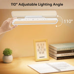 lampe led blanc moderne minimaliste réglage luminosité température couleur rechargeable tactile