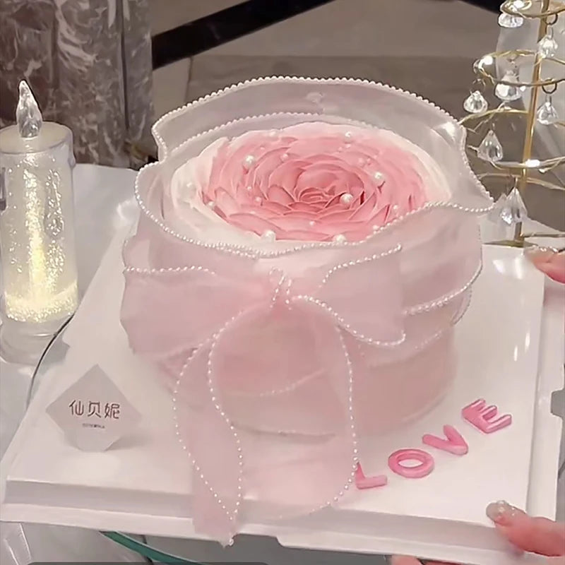 rubans décoratifs organza bleu clair rose violet vert blanc rubans pliés nœuds mariage fiançailles