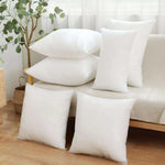 coussins mousse mémoire forme polyester blanc solides modernes voyage literie massage