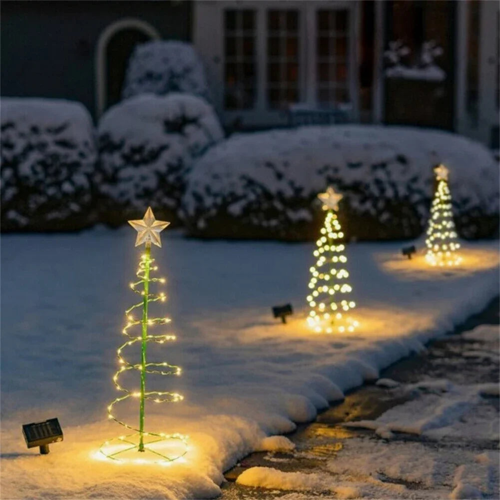 Lumière solaire LED lavande étanche IP65 en mode clignotant
