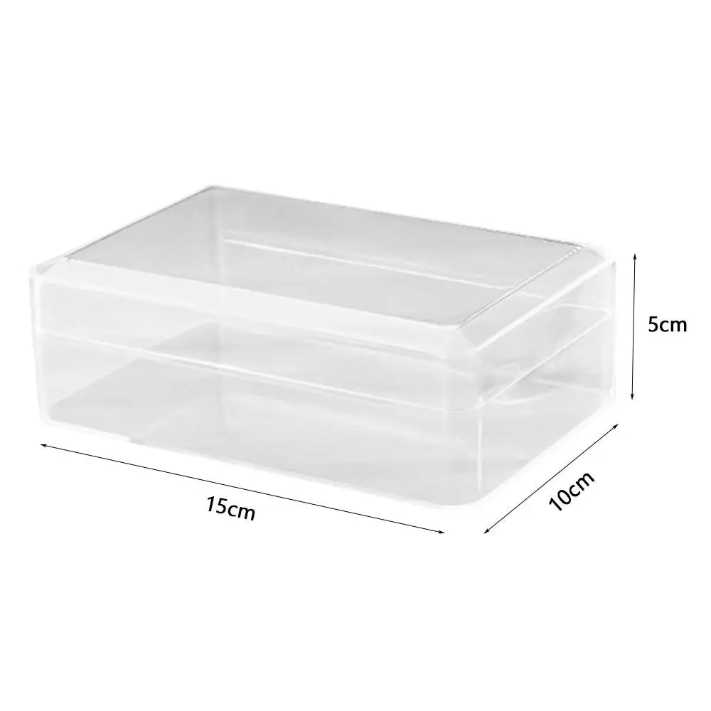 boîtes rangement transparentes modernes empilables haute transparence diverses tailles petite cuisine organisation ménage minimaliste