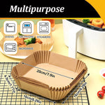 pochettes alimentaires marron plissées usage unique respectueux environnement moderne cuisine 20cm 16cm