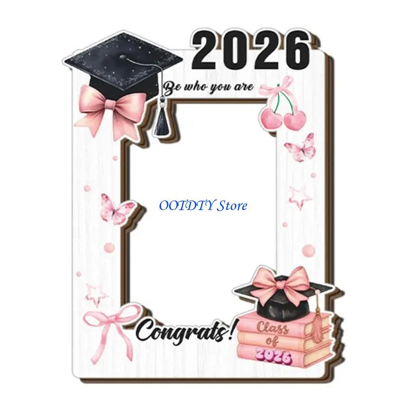 cadres photo bois naturel gravés décoration graduation photos imprimées variés durable