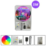 ruban led néon multicolore 24v ip67 synchronisation musique décoration moderne 10m 20m