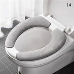 coussin toilette velours adhésif réutilisable lavable confortable jaune gris orange bleu rose violet