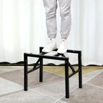 support table pliable métal noir robuste structure moderne pieds fer