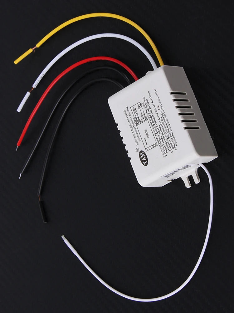 télécommande récepteur éclairage sans fil basse tension moderne minimaliste boutons on off sleep