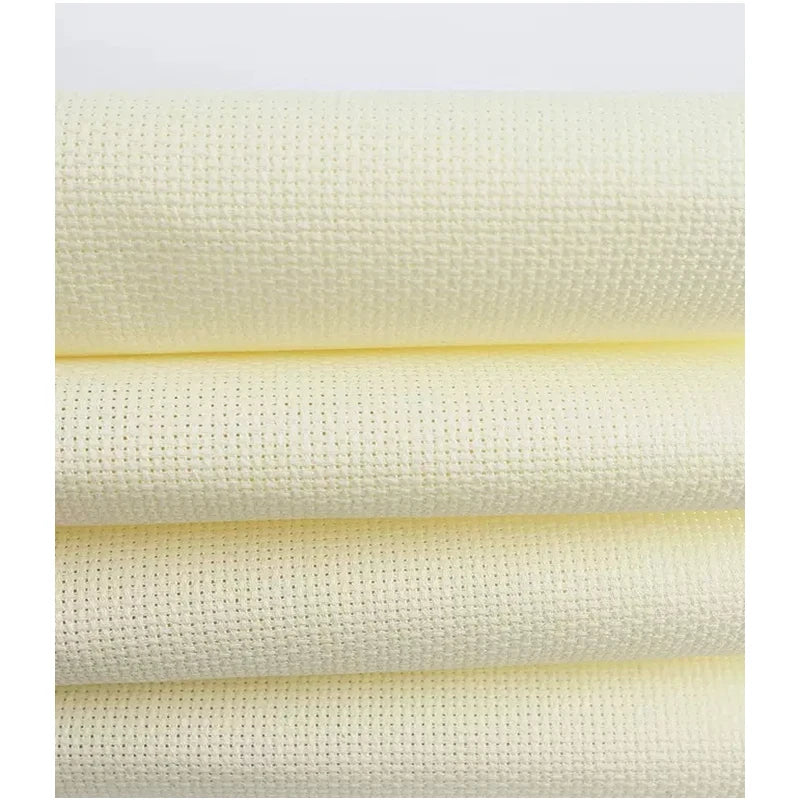 tissu aidă coton crème solide moderne 100x150cm 200x150cm 300x150cm 500x150cm qualité supérieure