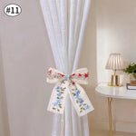 rideau dentelle blanc transparent classique fenêtre maison salon décoration chic