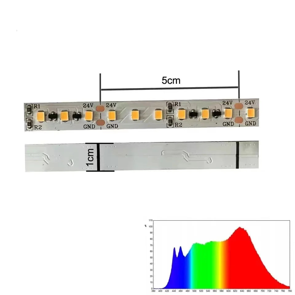 ruban led flexible blanc 3000k 4000k 5000k moderne connecteurs électriques alimentation 24v 120ledsm 5m