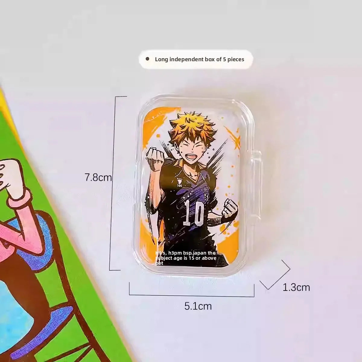 porte cartes anti poussière acrylique transparent personnages animés moderne rangement bijoux accessoiressealed dustproof