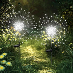 lumière solaire led étoile moderne blanche jardin extérieur decoration ambiancé piedestrail 420led flux lumineux