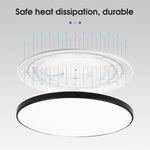 lampe led blanc noir moderne flux lumineux 249 2000 abs minimaliste