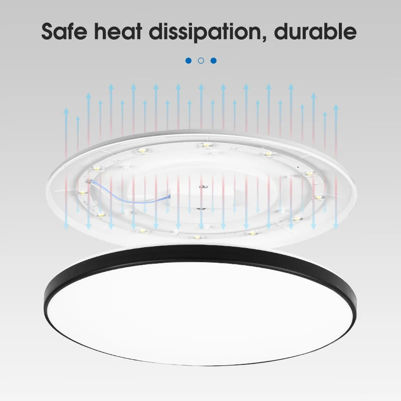 lampe led blanc noir moderne flux lumineux 249 2000 abs minimaliste