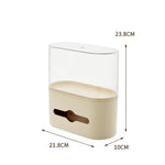 boîte mouchoirs transparente figurines lapins collection moderne rangement vinyle anti poussière