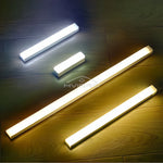 lampe led rectangle adhésive rechargeable blanc moderne détecteur mouvement allume urgence chambre cuisine 10cm