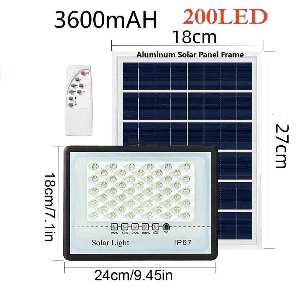 lampes solaires led autonomes ip67 moderne noir blanc carreaux clips télécommande