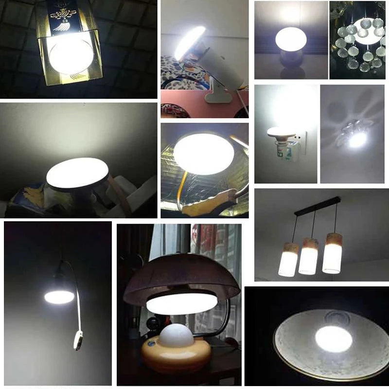 ampoule led e27 blanc froide 5500k 7000k 2000 lumens moderne minimaliste 180 degres fixe