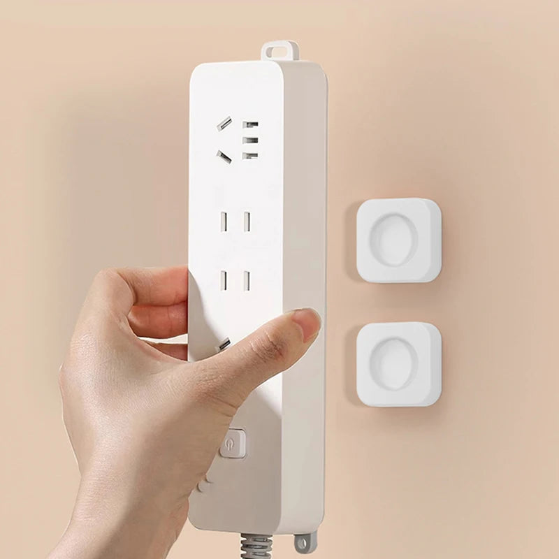 supports magnétiques télécommandes tv blanc noir respectueux environnement murale adhesive backing moderne minimaliste