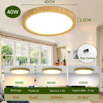 lampe grain bois led moderne blanc naturel 220v 20w 30w 40w