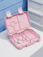 boîtes lunch violet rose bleu clair licorne princesse sirène compartiments couvercle poignées détachables modernes