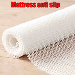 tapis anti dérapant pvc moderne blanc maille fine adhésif respectueux environnement 50x50cm 70x200cm