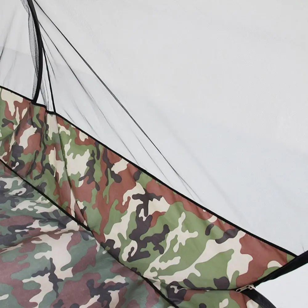 tente lit camouflage portable anti moustiques extérieure campement unisexe polyester moderne