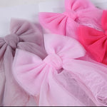 attaches rideau tulle dentelle bow décoratif romantique shabby chic blanc rose vif rouge vert
