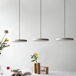 suspension lumineuse ronde opaque moderne noir câble électrique lumineuse salle manger facile