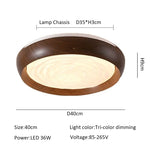 lampe moderne marron foncé texture bois minimaliste 249 2000 lumens montée surface