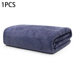 serviette bain velours bleu moderne poche rapide absorbant machine transparente