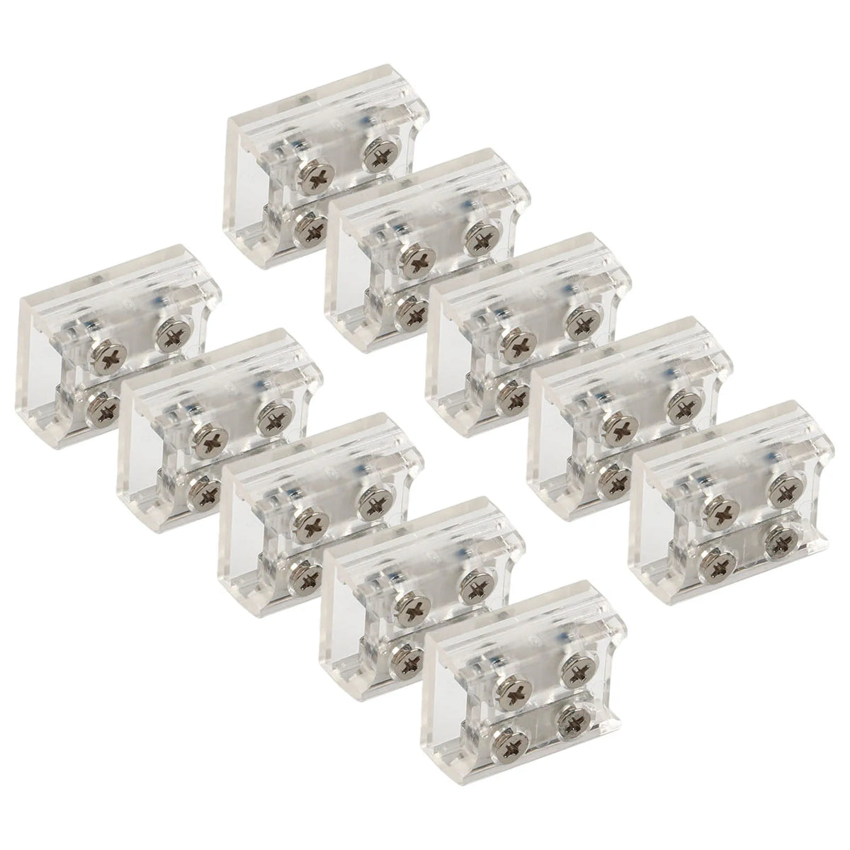 connecteurs électriques transparents modernes 8mm 10mm strip to strip wire vis